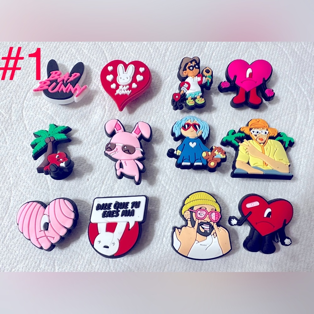 Bad bunny charms for crocs 12 X $12